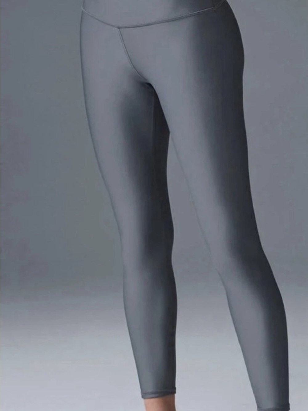 EUC Alo Airlift Strength Extreme High-Waist 7/8  Sz S  27” Inseam Leggings Gray